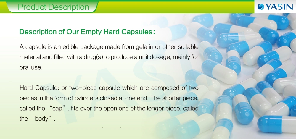 Fish Gelatin Empty Capsule with High Quality